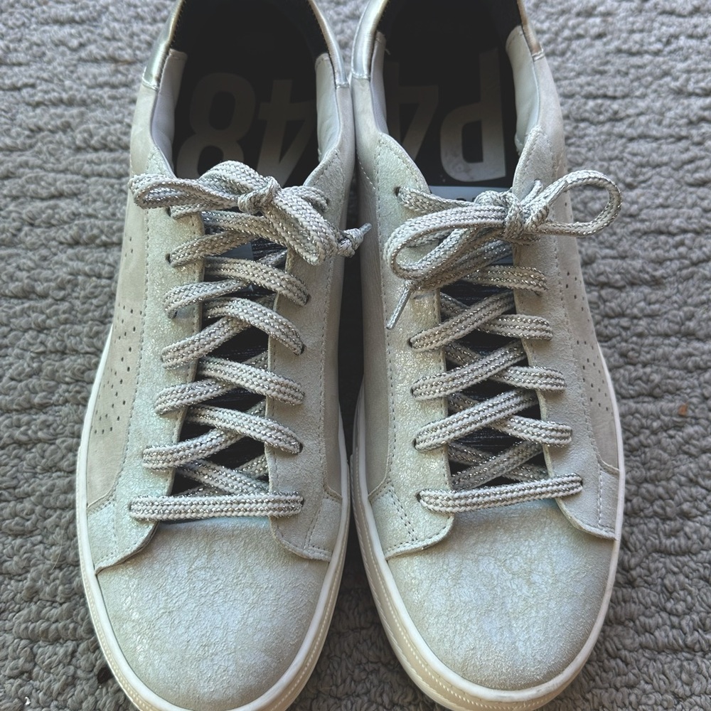 Like new P448 light gray sneaker in size 40, size 9-9.5.